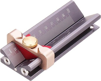 ZS03F 3in1 Multifunction Measuring Depth Drill Stop Angle Woodwork Gauge