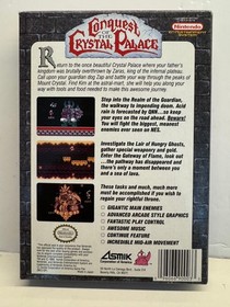 Conquest of the Crystal Palace NES CIB! L@@K!