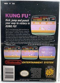 Kung Fu Fighting Nintendo NES Brand New 1988 Factory Sealed VGA Graded 85+ MINT