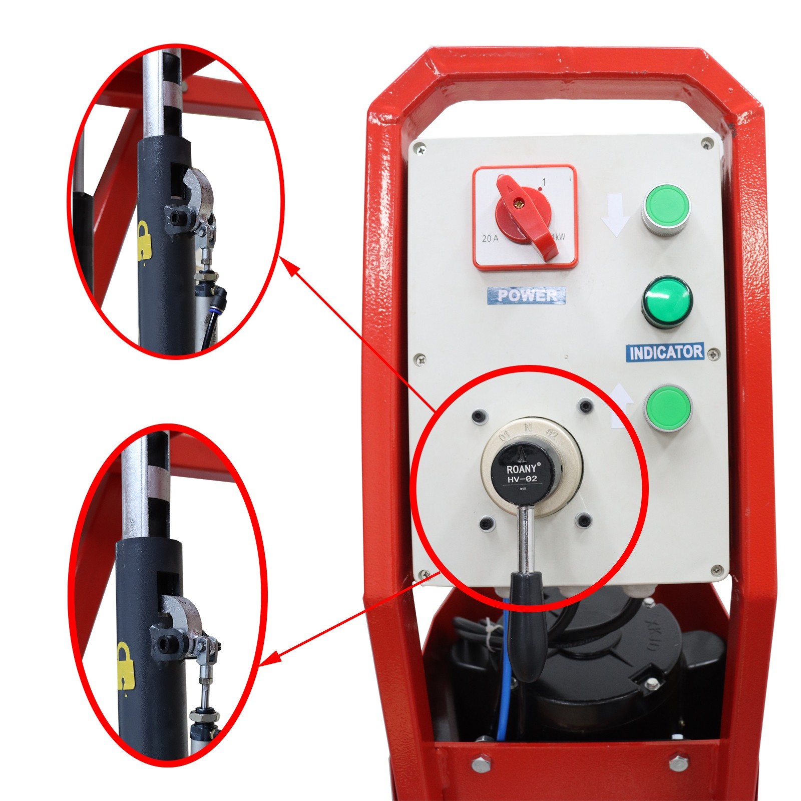 Large Plateform 6000lbs 4.33"-49.2in Rise Scissor Car Lift Auto Repair Lift Tool