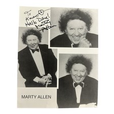 Marty Allen Signed Autograph 8x10 Vintage Promo Photo! &ldquo;Night Gallery&rdquo; TV Star!