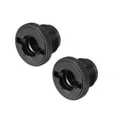 3/8  Female to 5/8" Male Threaded Screw Adapter for Mic Stand Plastic 2pcs