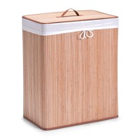 WäSchesammler 2 Kammern Bambus WäSchekorb, WäSchebox Hti-Living