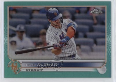 2022 Topps Chrome Aqua Refractor 74/199 Pete Alonso #209 o7m