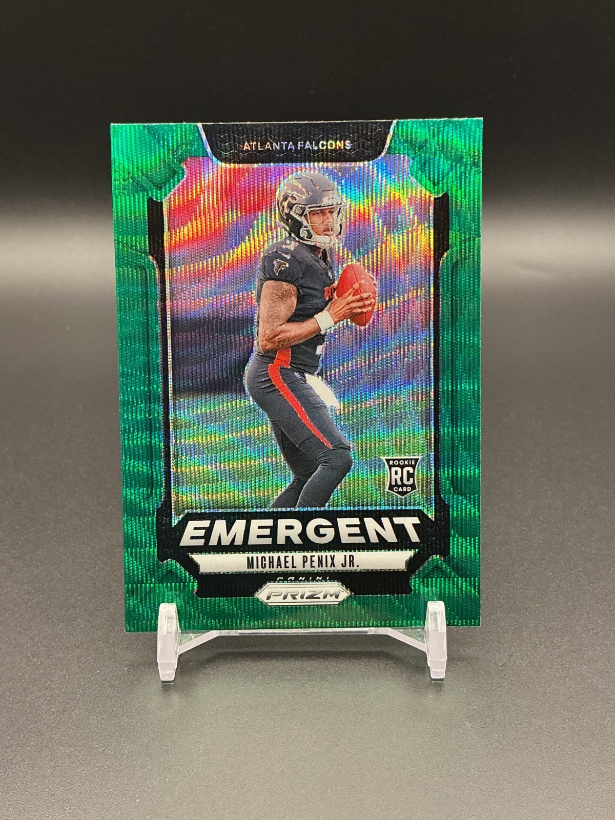 2024 Panini Prizm Emergent #20 Michael Penix Jr. - Green Wave RC