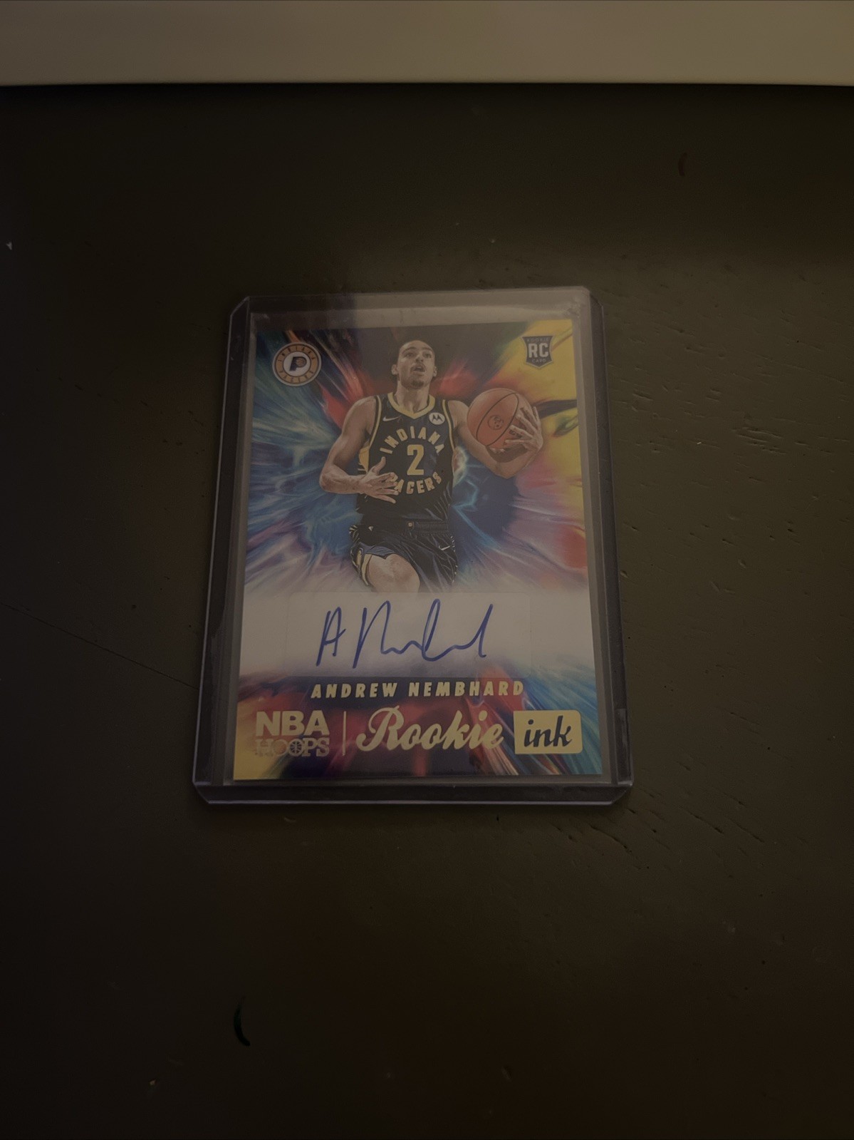 Andrew Nembhard 2022-23 Panini NBA Hoops Auto RC Rookie Ink #RI-ANH Pacers