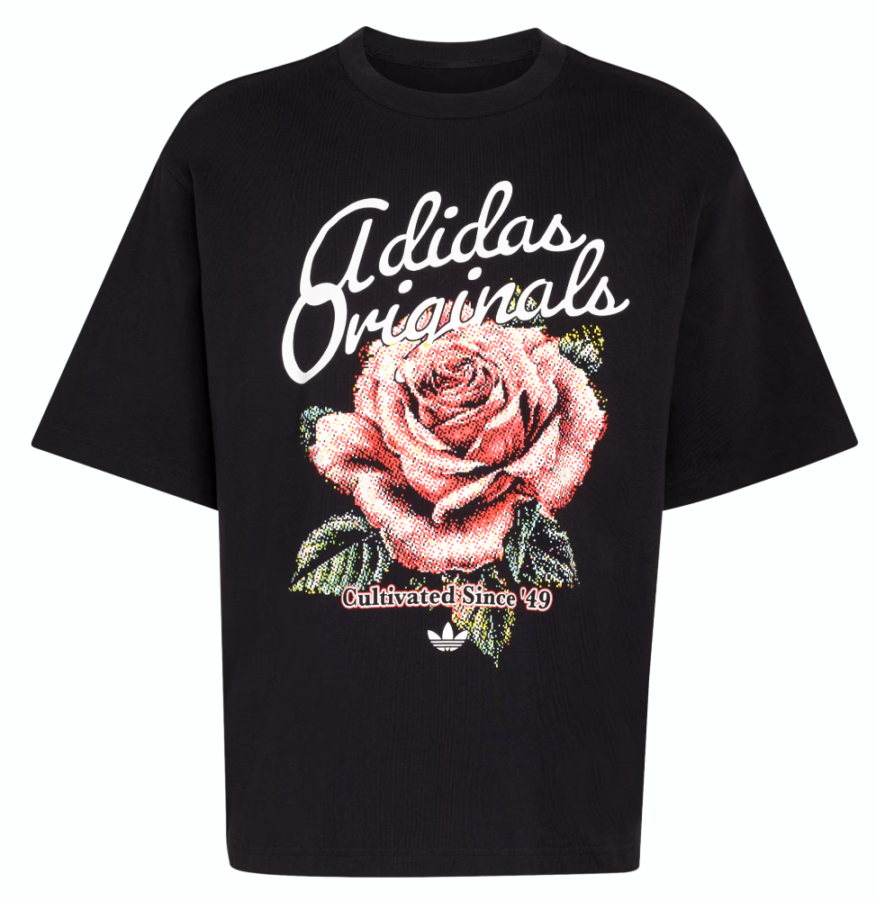 トップス ArchiveLifeWorldWide NEW MENS ADIDAS ORIGINALS OG ROSES TREFOIL TEE SHIRT ~SIZE 2XL