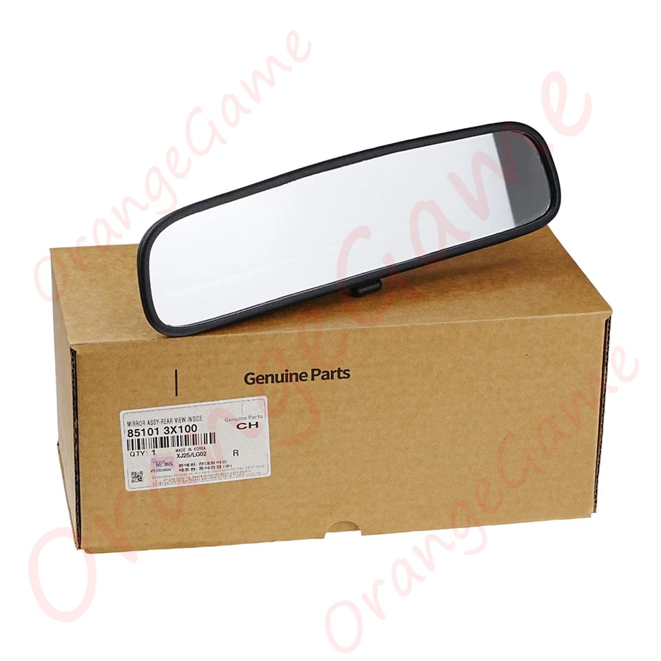 85101-3X100 Genuine Rear View Mirror (W/O Auto Dim) compatible with Hyundai Kia - Imagem 2 de 4
