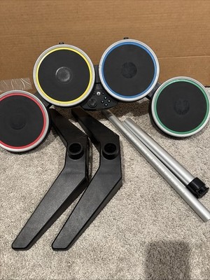 Harmonix NWDMS2 Nintendo Wii Rock Band Wireless Drums Set Untested