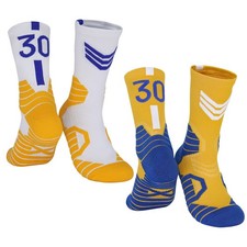 Stephen Children Basketball Socks for Boys - 2 Pairs, Lucky Number 30 Sports ...