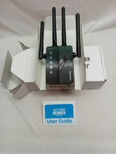 WIFI Repeater 2.4 G/5.8G Wireless Router Range Extender Black New