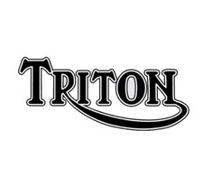Triton stickers X 2  motorcycle tank sidepanels