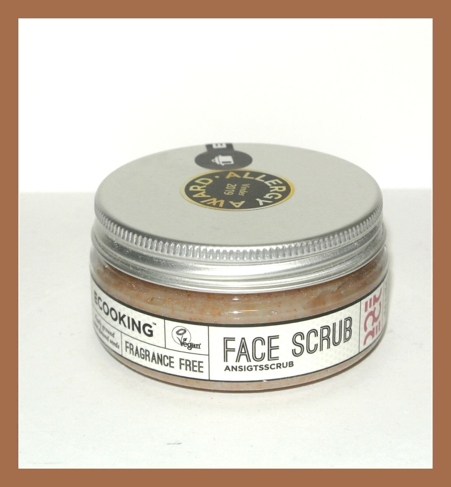 Ecooking Face Scrub Gentle Exfoliator 100 ml. Full Size New Sealed