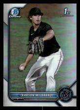 QTY Karson Milbrandt 2022 Bowman Draft Chrome Refractor #BDC-87