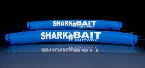 30" SHARKBAIT AERO roof rack pads Blue for 2 -3 inch bars For SUP & Surfboards - Picture 4 of 7