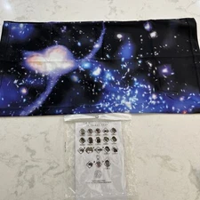 Comet Neck Gaiter Tube Scarf Buff Face Cover Multi Color 100% Polyester