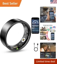 Elegant Smart Ring Health Tracker for Men & Women - Heart Rate & Sleep Monitor