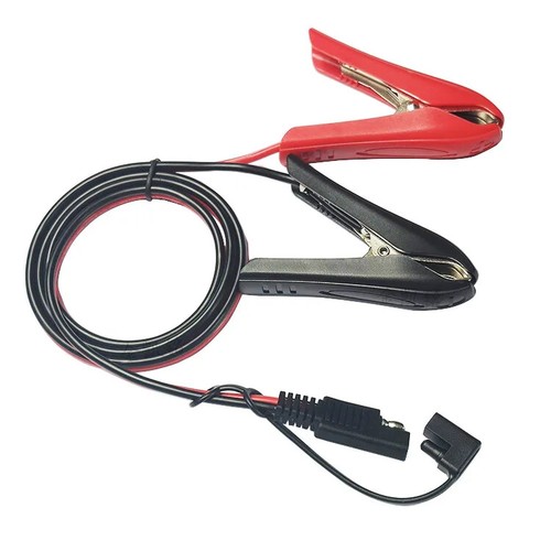 14AWG Alligator Crocodile Clip to SAE Connector Car Solar Power Charging Cable - Picture 4 of 6