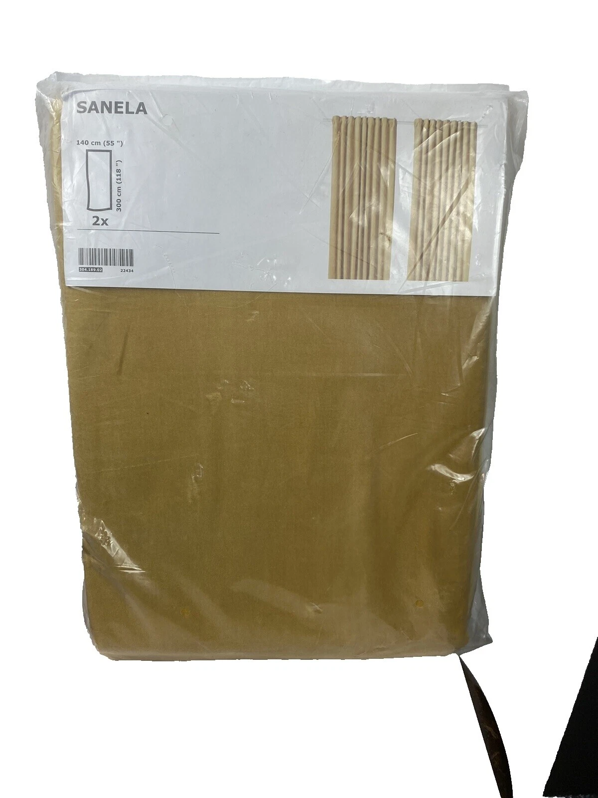 IKEA Cotton Brown Window Curtains & Drapes