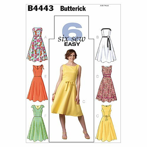 Butterick, Cartamodello per abito Donna, taglie 8-14 UK (W0k)
