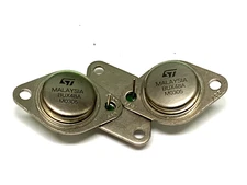 LOT OF 2  BUX48A Silicon NPN Power Transistors 175 W  New Original ST