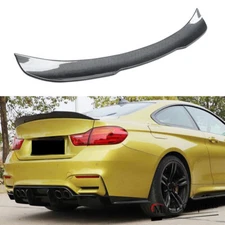 FOR 2015-2020 BMW F82 M4 PAINTED CARBON LOOK V2 PSM STYLE TRUNK SPOILER WING