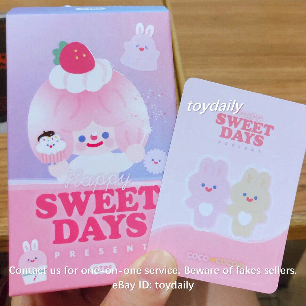 F.UN x RICO Happy Sweet Days Present Coco And Cocori Mini Figure