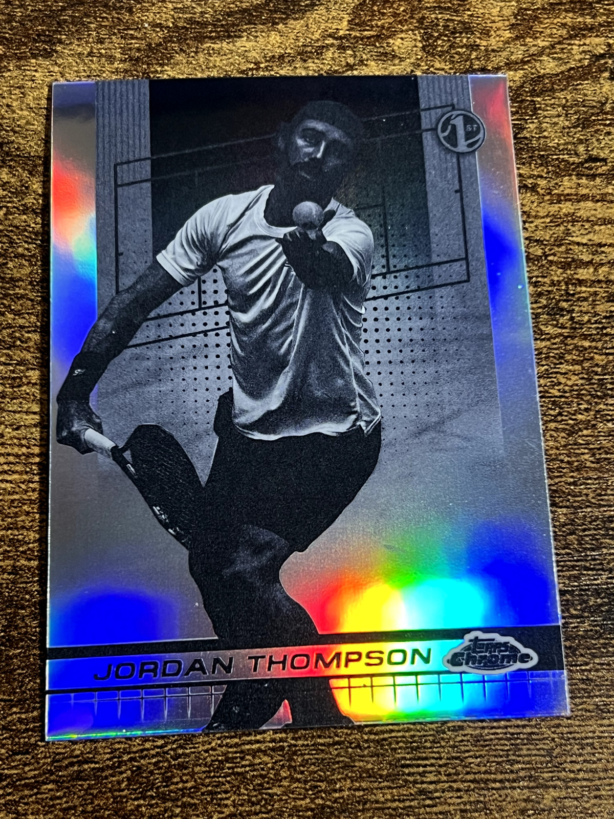 JORDAN THOMPSON 2024 Topps Chrome Tennis Silver Sepia Refractor #73 1st Chrome