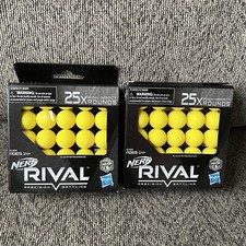 Nerf Rival Gun Balls 25-round Refill x 2 New Sealed In Box Authentic