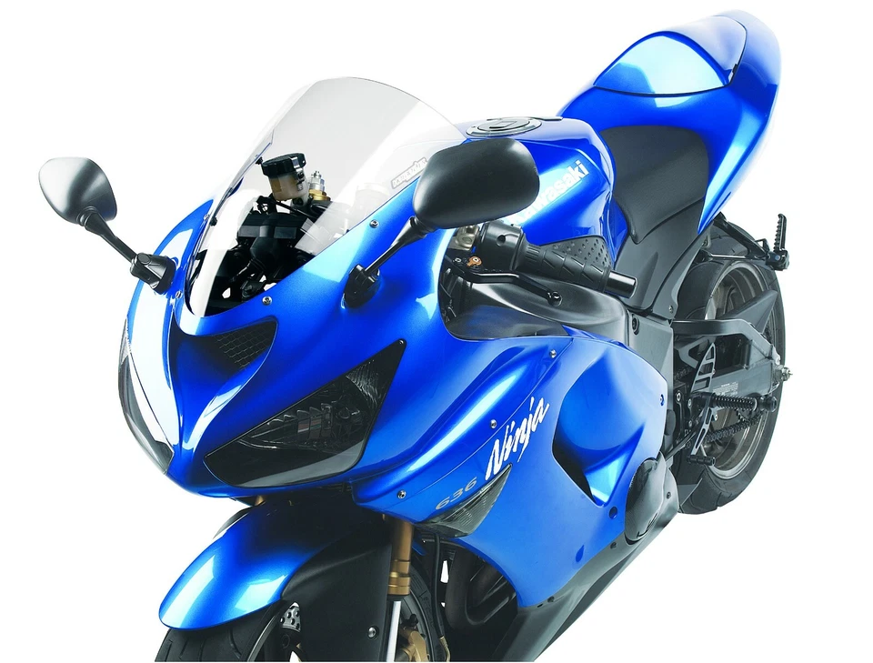 05-08 ZX6R ZX10R Clear Hotbodies SuperSport Windshield Windscreen K056R-WSS-CLR - Image 3 of 3