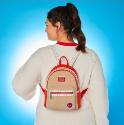 Spider-Man Faux Fur Loungefly Mini Backpack Fuzzy Spider-Man Loungefly Mini Backpack Now Available at  main image 4