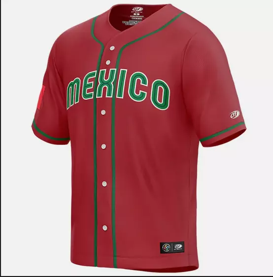 New Men's Mexico Baseball Red 2023 World Baseball Classic