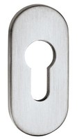 SchlüSselrosette 0811/6003 Aluminium F12 SchildstäRke 6 Mm Pz Oval Edi