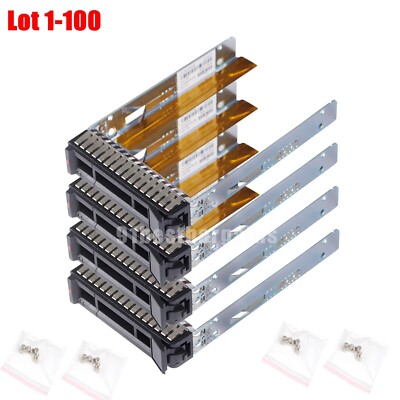 Lot  2.5'' Hard drive Tray Caddy for Lenovo ThinkSystem SR550 SR650 SR850 ST550