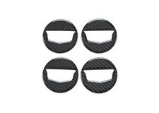 For Cadillac CT4 5 6 XT4 5 6 ATS XTS Real Carbon Fiber Center Wheels Hub Caps