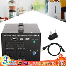 Heavy Duty 3000W Voltage 220V-110V 110V-220V Step Up/ Down Transformer Converter