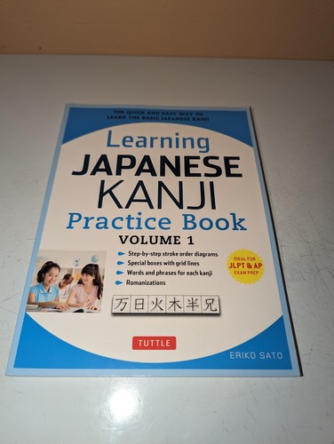Learning Japanese Kanji Practice Book Volume 1,2 &Workbook New (3 Bundle) - Foto 5 di 19