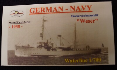 HP Models 1:700  WL  Fischereischutzschiff  ''Weser'' -1938-  Resin-Bausatz