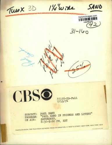 1974 Press Photo Actor Paul Sand in "Paul Sand in Friends & Lovers" TV Series - 画像2/2