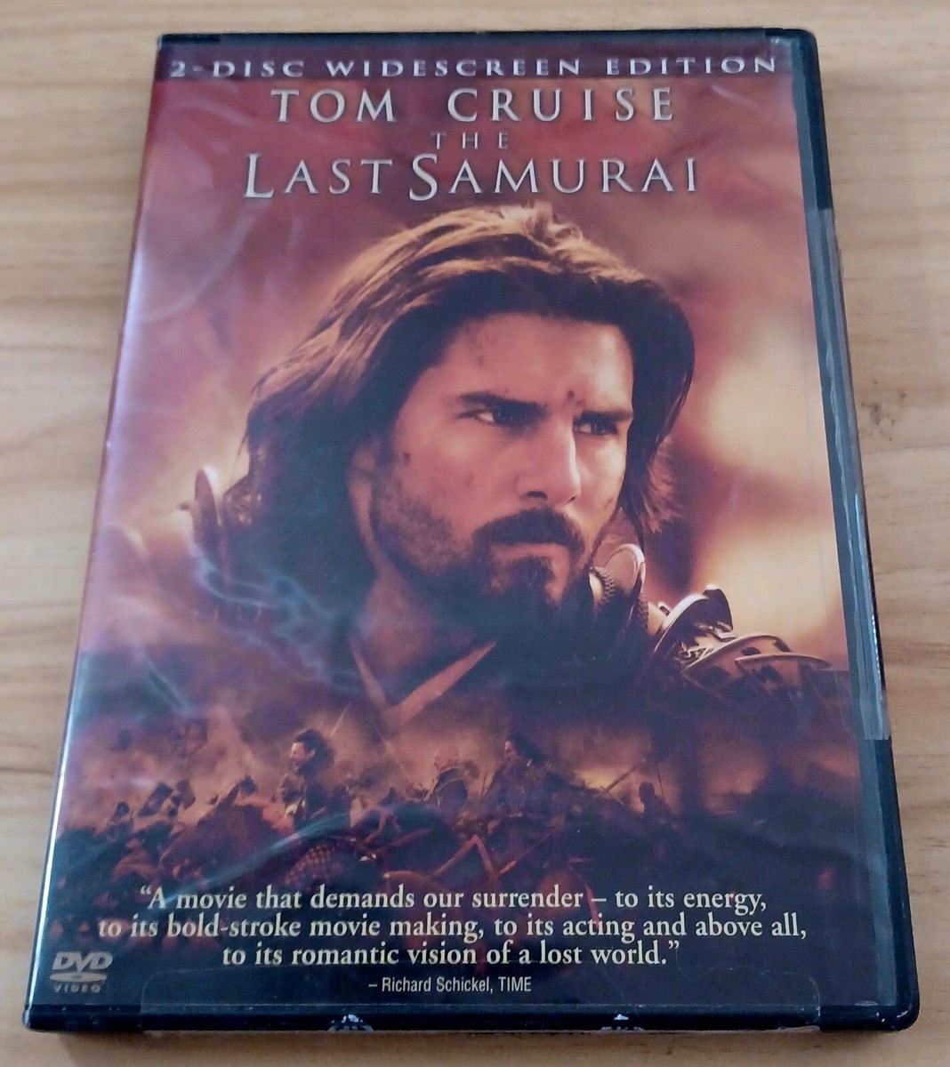 The Last Samurai DVD 2 Disc Set Tom Cruise Wide Screen Edition