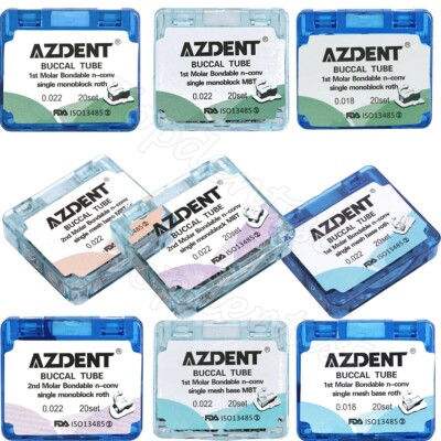 Dental Ortodoncia Tubos Bucales De Roth.022 Bondable 1er Molar Non - Foto 8