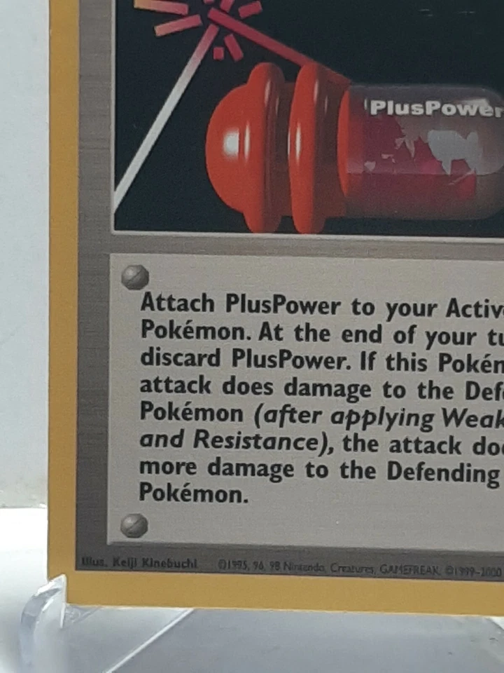 PlusPower 113/130 Pokemon Base Set 2Uncommon Trainer LP Used See Pictures - Image 3 of 4