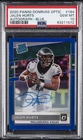2020 Donruss Optic Football Blue Jalen Hurts #164 PSA 9