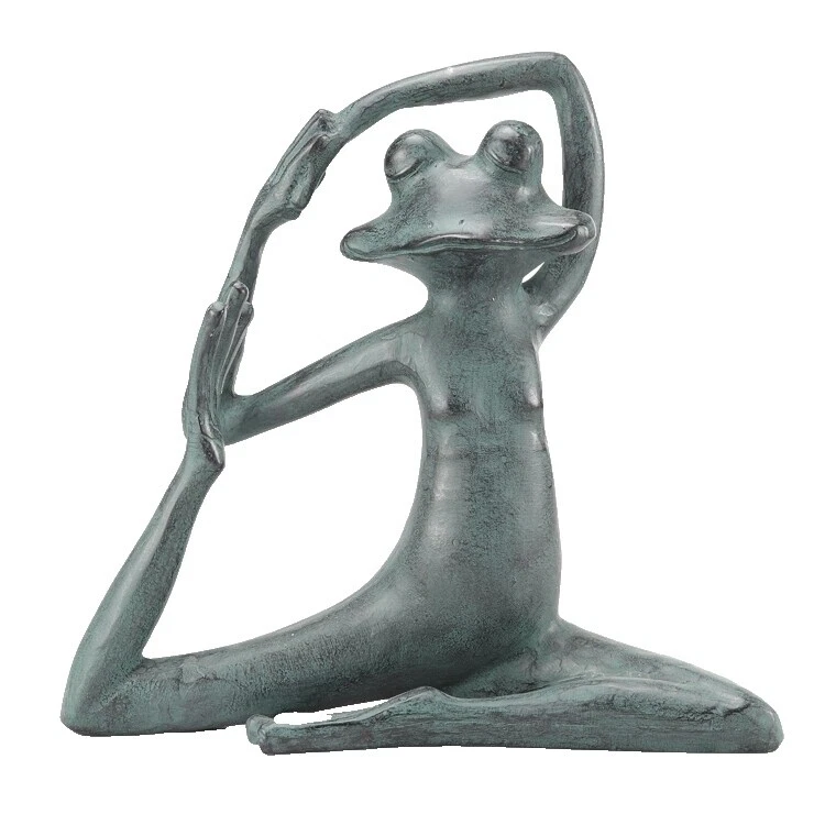 Aluminum Frog Nature Outdoor Ornaments & Statues