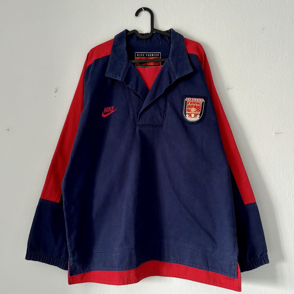 🔥 ULTRA RARE 1995 1997 Arsenal London Nike Soccer Jacket | eBay