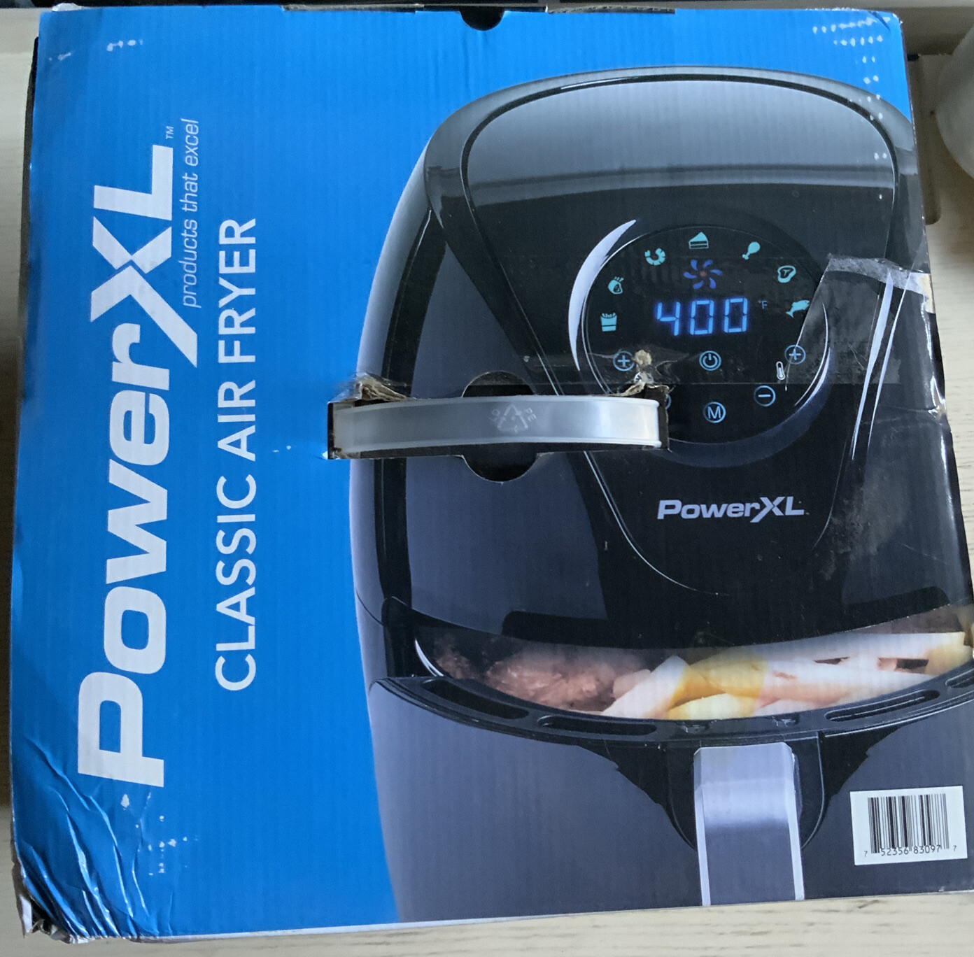 🍳 PowerXL 5qt Single Basket Air Fryer,Digital Touchscreen in Black (1