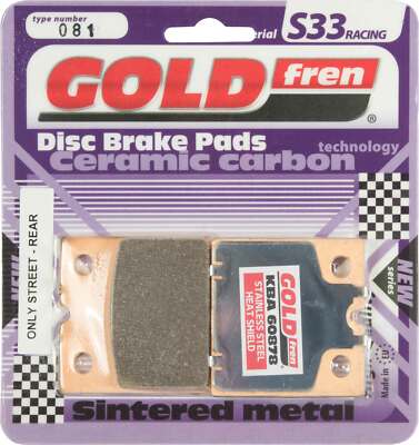 Goldfren S33 Bremsbeläge hinten für BMW K1200 RS (Modelle) 1996-2000