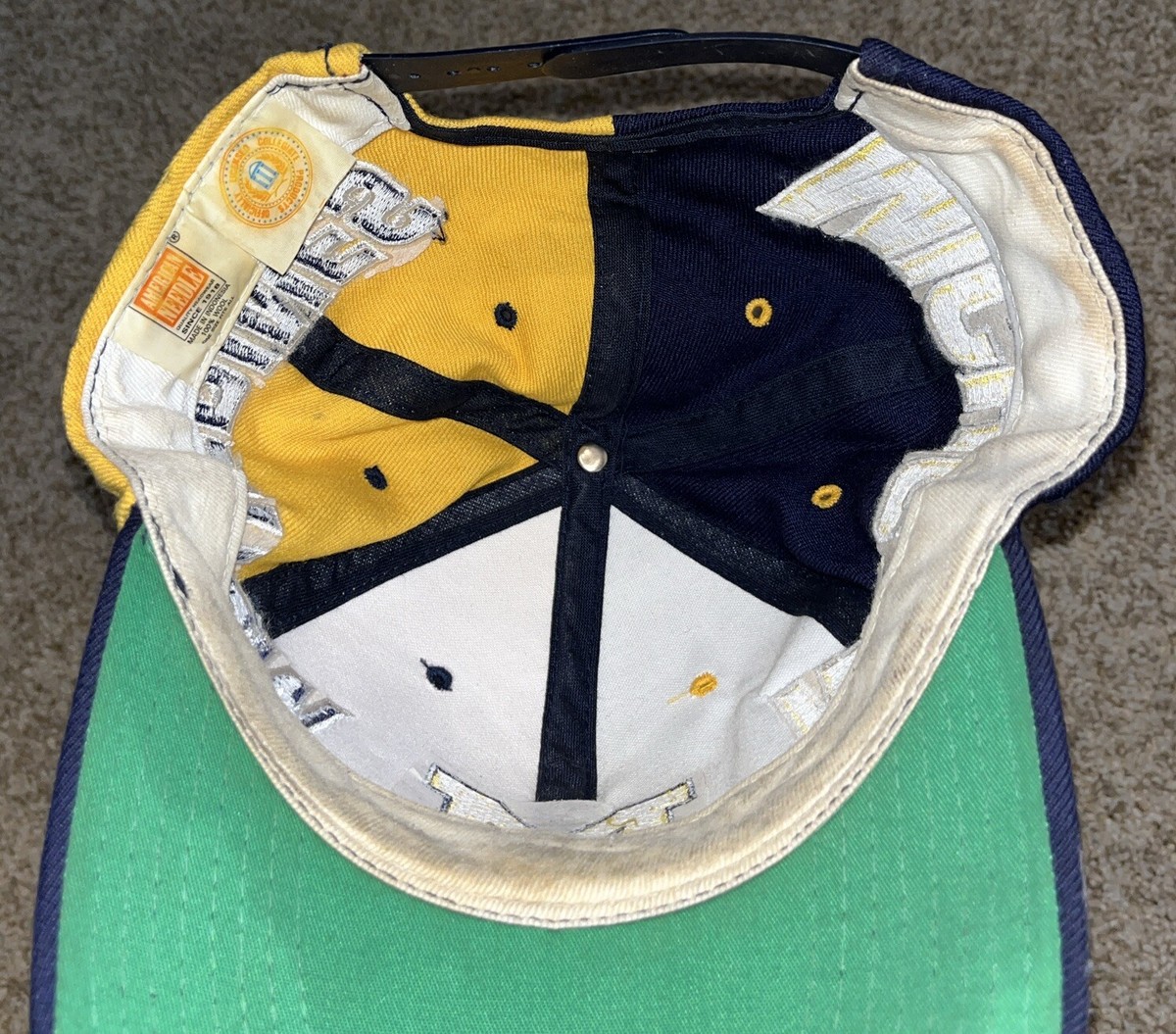 Michigan Wolverines Snapback Hat Cap American Needle Block M