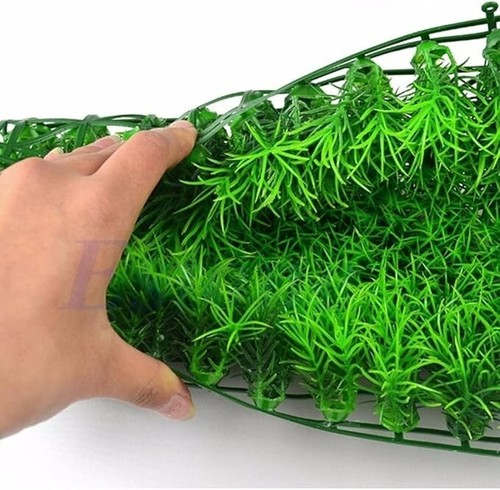 (10) Artificial Water Green Grass Plant Aquarium Fish Tank Landscape NEW 25CMX25 - Picture 4 of 4