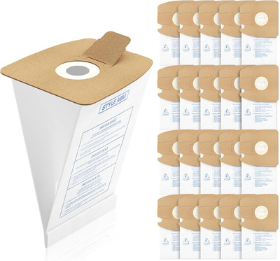 20 Pack Style MM Vacuum Bags Compatible with Eureka Style MM Eureka Mighty Mite 